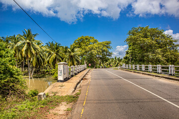 highway and bridge in the  countryside 