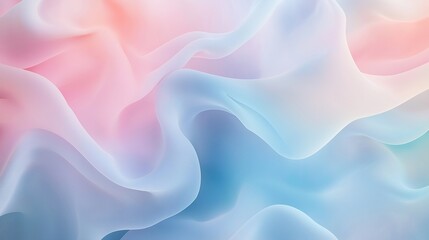 パステルカラーの柔らかい布