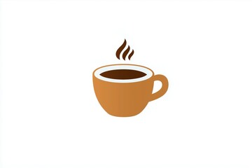 A warm cup of coffee with steam, perfect for morning rituals and cozy moments.