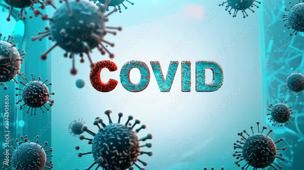 Poster 3d representation of the word 