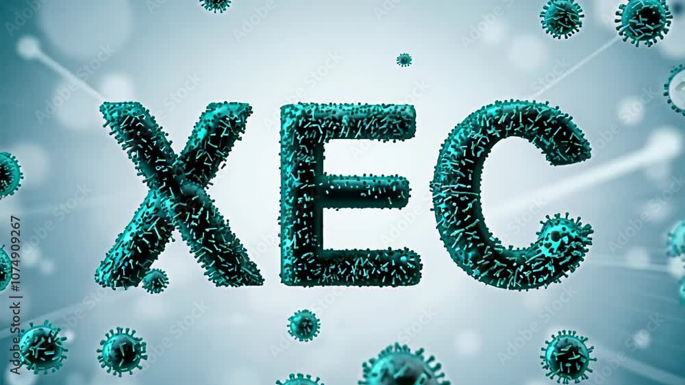 Poster 3d representation of the letters 
