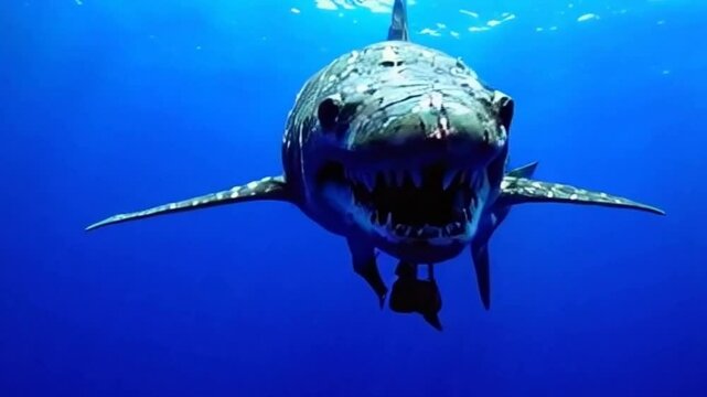 the monsters under the sea are very scary and dark