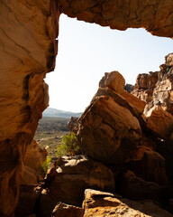 A breathtaking view of the rugged landscapes of the Cederberg Wilderness Area in South Africa,