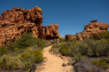 A breathtaking view of the rugged landscapes of the Cederberg Wilderness Area in South Africa,