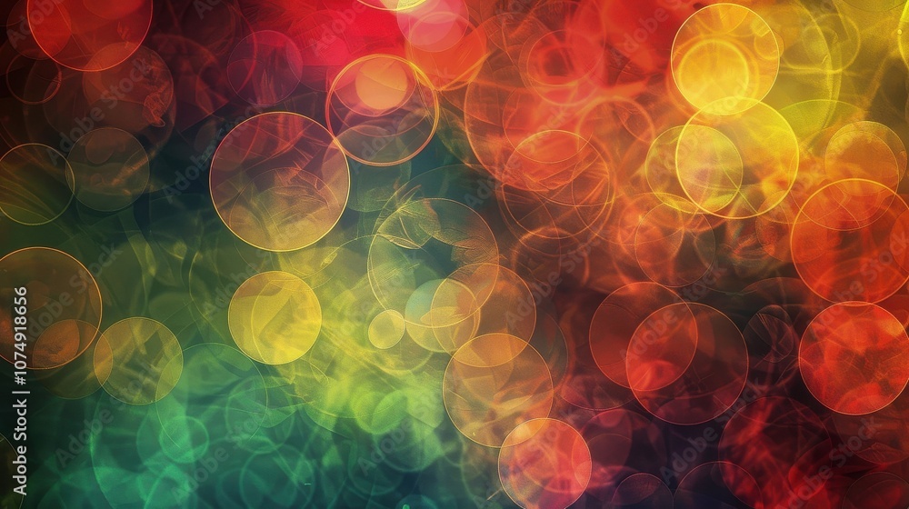 Poster abstract bokeh light background
