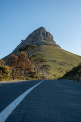 Scenic Road Leading to Lion&rsquo;s Head Peak, Cape Town