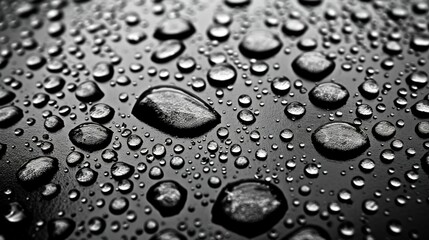 Mesmerizing Water Drops Nature Wallpaper: A Refreshing Visual Delight