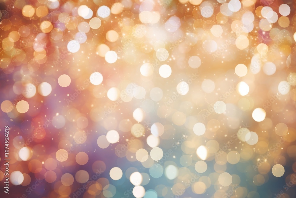 Aufkleber christmas pattern bokeh effect background light backgrounds abstract.