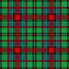 Christmas tartan pattern, red and green christmas background