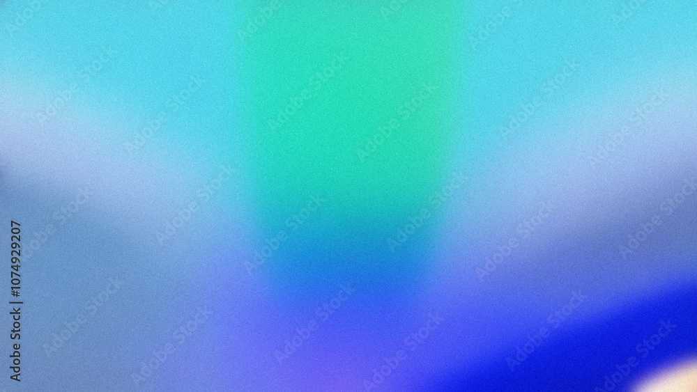 Poster blue green gradient background. serene color blend evokes calm; ideal for designs needing a peaceful