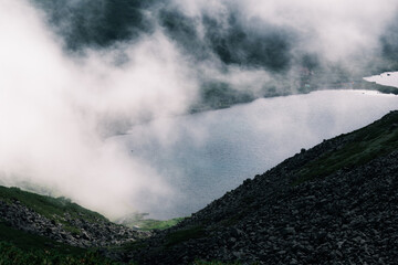 Fototapeta premium 夏山の風景
