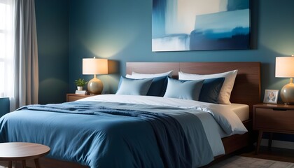 Photo modern style interior room 3d illustration