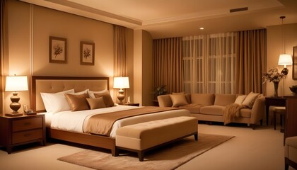 Photo modern style interior room 3d illustration