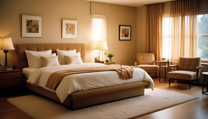 Photo modern style interior room 3d illustration