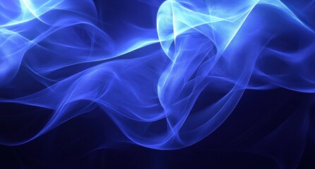 Fototapeta premium Abstract Blue Waves Background