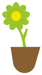 Beautiful flower nature vector
