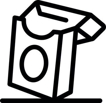 recommend clip art: Open box of dental floss resting on a flat surface, promoting oral hygiene