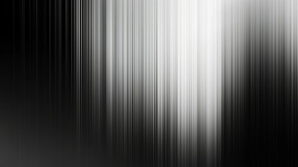Obraz premium Abstract vertical light streaks create a mesmerizing blend of black and white gradients.