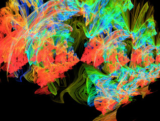 Fototapeta premium Imaginatory fractal abstract background Image