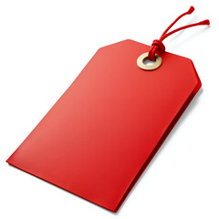 "Red Price Tag – Perfect Label for Sale, Discounts, and Promotions"