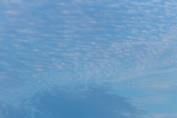 blue sky with clouds