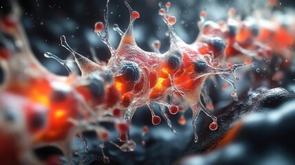 3d illustration depicting the stretch reflex mechanism in muscles, showcasing anatomical details and neuromuscular responses in a dynamic and educational format
