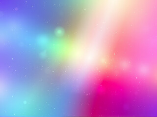 Fototapeta premium Rainbow Glow Effect with Soft Light Flares and Gradient Background