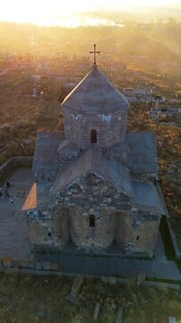 Kotavank also Surb Astvatsatsin Church. located on village of Nerkin Getashen, Armenia. Taken with a drone