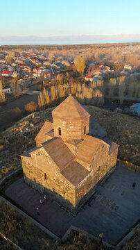 Kotavank also Surb Astvatsatsin Church. located on village of Nerkin Getashen, Armenia. Taken with a drone