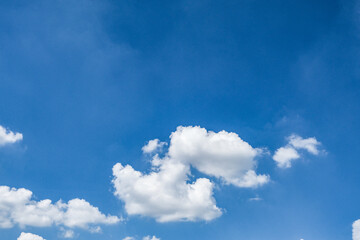 Blue sky and clouds for background