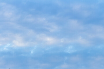 blue sky with clouds