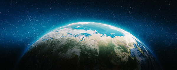 Obraz premium Planet Earth geography