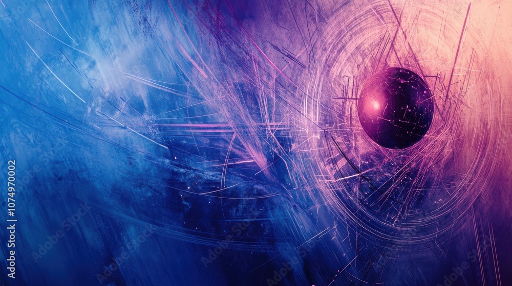 Poster an artistic representation of the higgs boson showcasing particle interactions and cosmic energy in 