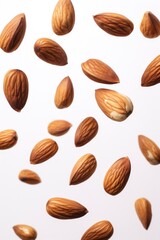 Almond backgrounds food seed.