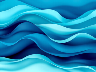 Fototapeta premium abstract blue wave background