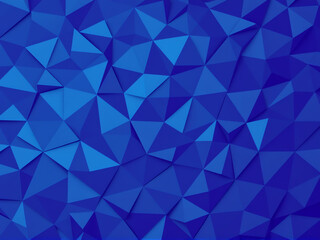 Obraz premium abstract blue triangles background