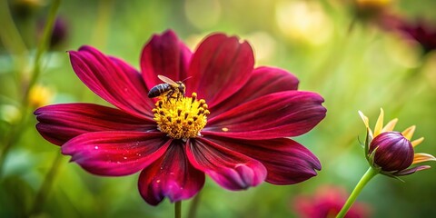 Obraz premium Urban explorer unveils the unique Lygus species, a chocolate cosmos, with photography.
