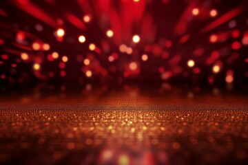 Fototapeta premium Gold glitter powder splash on black background