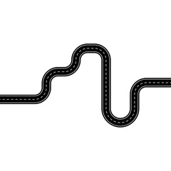 Road Map Step Infographic