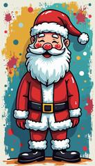 Santa Claus Holiday Cartoon