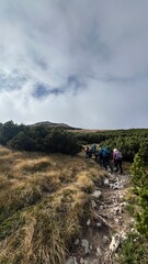 Obraz premium Velebit mountain Croatia Sveto Brdo hiking nature landscape