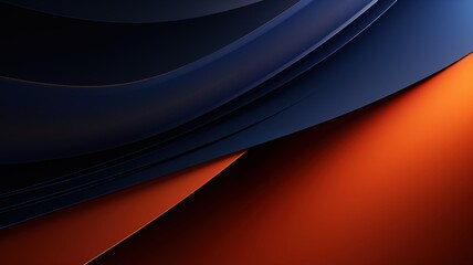 Fototapeta premium Blue and Orange Design Contrast