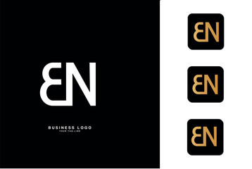 BN, NB, B, N, Abstract Letters Logo Monogram