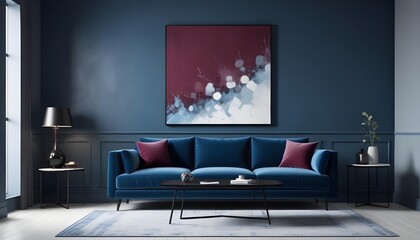 Photo modern style interior room 3d illustration