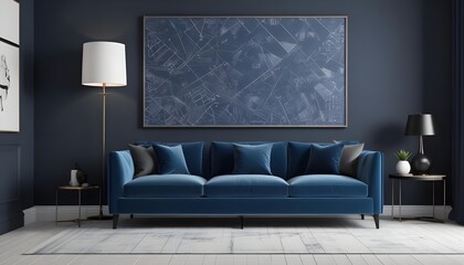 Photo modern style interior room 3d illustration