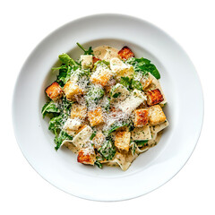 Fresh Garden Salad with Croutons 