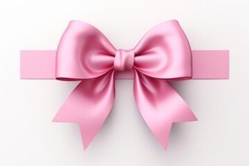 Fototapeta premium Gift ribbon white background celebration anniversary.