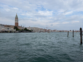 Scenic View of Saint Mark Square and Doge’s Palace from the Lagoon