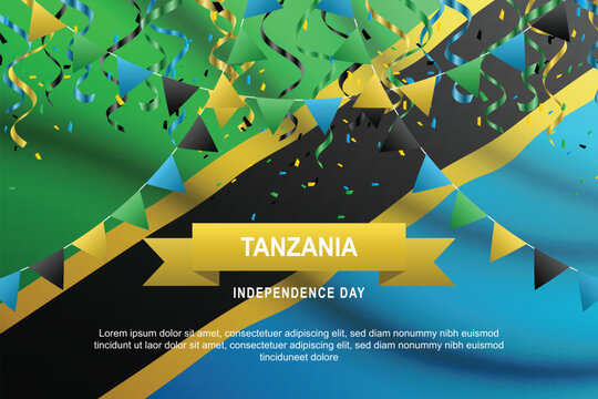 Tanzania Independence Day background.