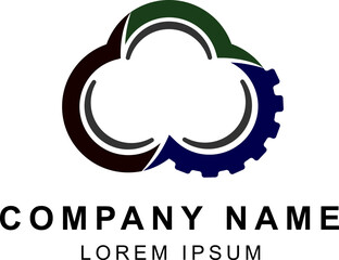 logos for businesses and so on, in the form of clouds and machine gears